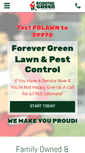 Mobile Screenshot of forevergreenlawnandpest.com